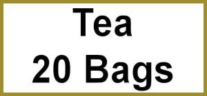 TEAS - 12x20 BAGS